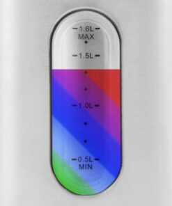 OBH ELKEDEL 1,6 L COLOR BURST STEEL - MED TEMPERATURKONTROL