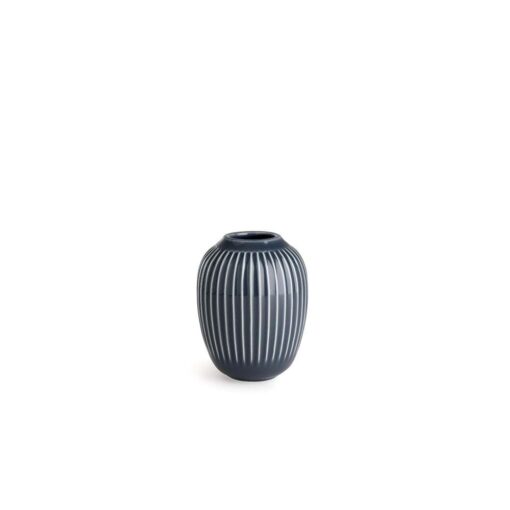 HAMMERSHØI VASE 10 CM ANTRACITGRÅ