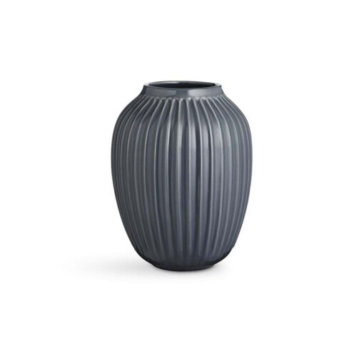 HAMMERSHØI VASE 25,5 CM ANTRACITGRÅ