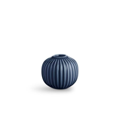 HAMMERSHØI LYSESTAGE Ø7,5 CM INDIGO