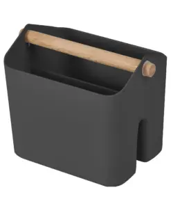 Sort Opbevaringskurv 17,5 x 12 x 14,5 cm - Elegant og Multifunksjonell Oppbevaringsløsning for Hjem og Kontor