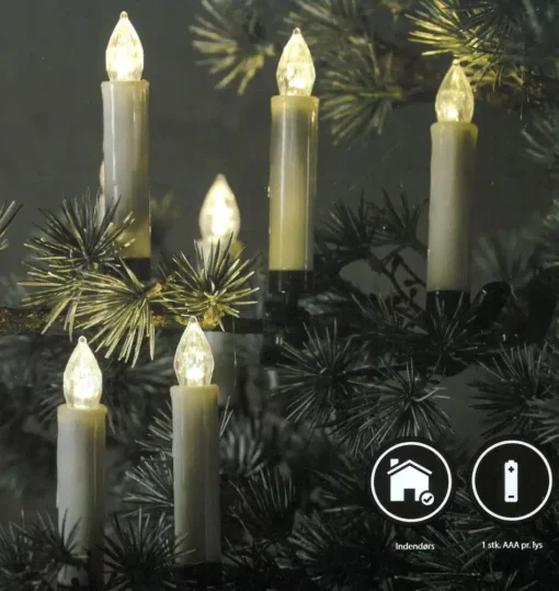 LED Julgransljus 10-Pack: Energieffektiv & Säker Julstämning