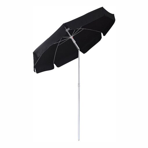 HOFFMANN PARASOL MED TILT 1,8 M SORT