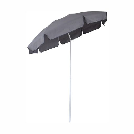 HOFFMANN PARASOL MED TILT 1,8 M GRÅ