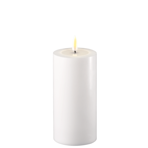 DELUXE HOMEART BLOKLYS 15 CM HVID
