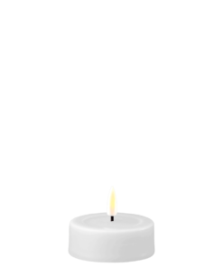 DELUXE HOMEART FYRFADSLYS SÆT 5,5 CM HVID 2 STK