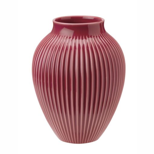 KNABSTRUP VASE BORDEAUX H20 CM