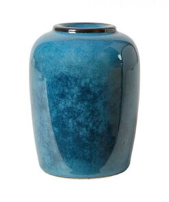 DACORE STENTØJS VASE 12 CM BLÅ