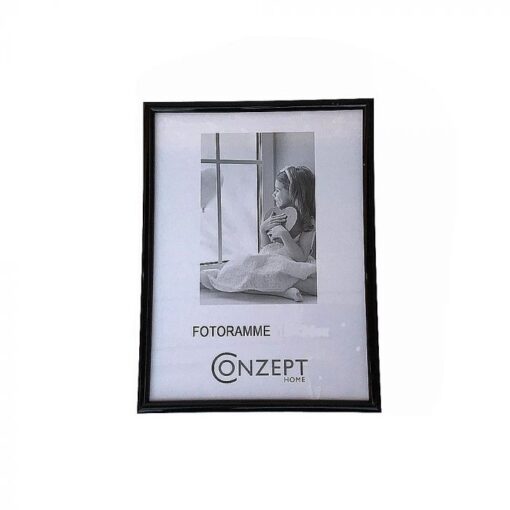 CONZEPT FOTORAMME MED SORT KANT 30 X 40 CM