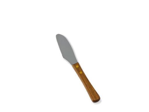 SMØREKNIV TRÆ/STÅL