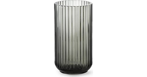 LYNGBY VASE 20 CM RØGFARVET GLAS