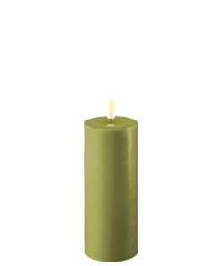 DELUXE HOMEART BLOKLYS 12,5 CM OLIVEN GRØN