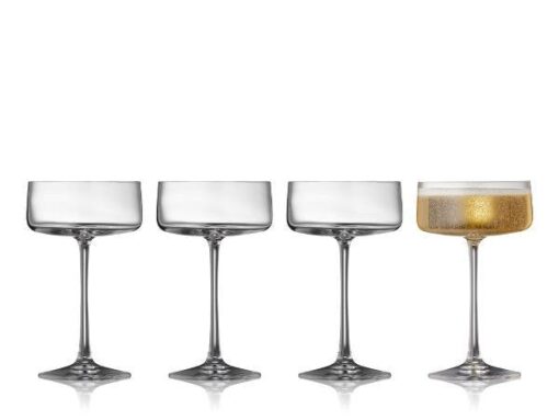 LYNGBY ZERO CHAMPAGNESKÅL 4 STK.
