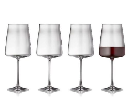 LYNGBY ZERO RØDVINSGLAS 4 STK.