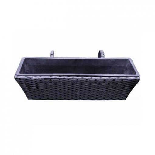 ALTANKASSE M. BØJLE 40 CM RATTAN