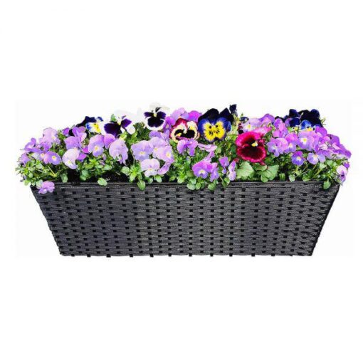 ALTANKASSE M. BØJLE 40 CM RATTAN