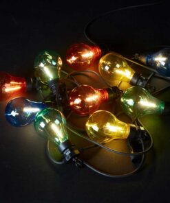 PARTYLIGHT EKSTRA FARVET 10 PÆRER