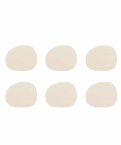RAW COASTER 6 X LÆDER WARM NUDE