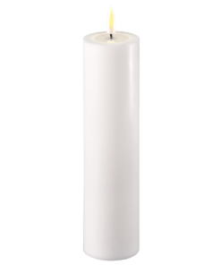 DELUXE HOMEART BLOKLYS 20 CM HVID